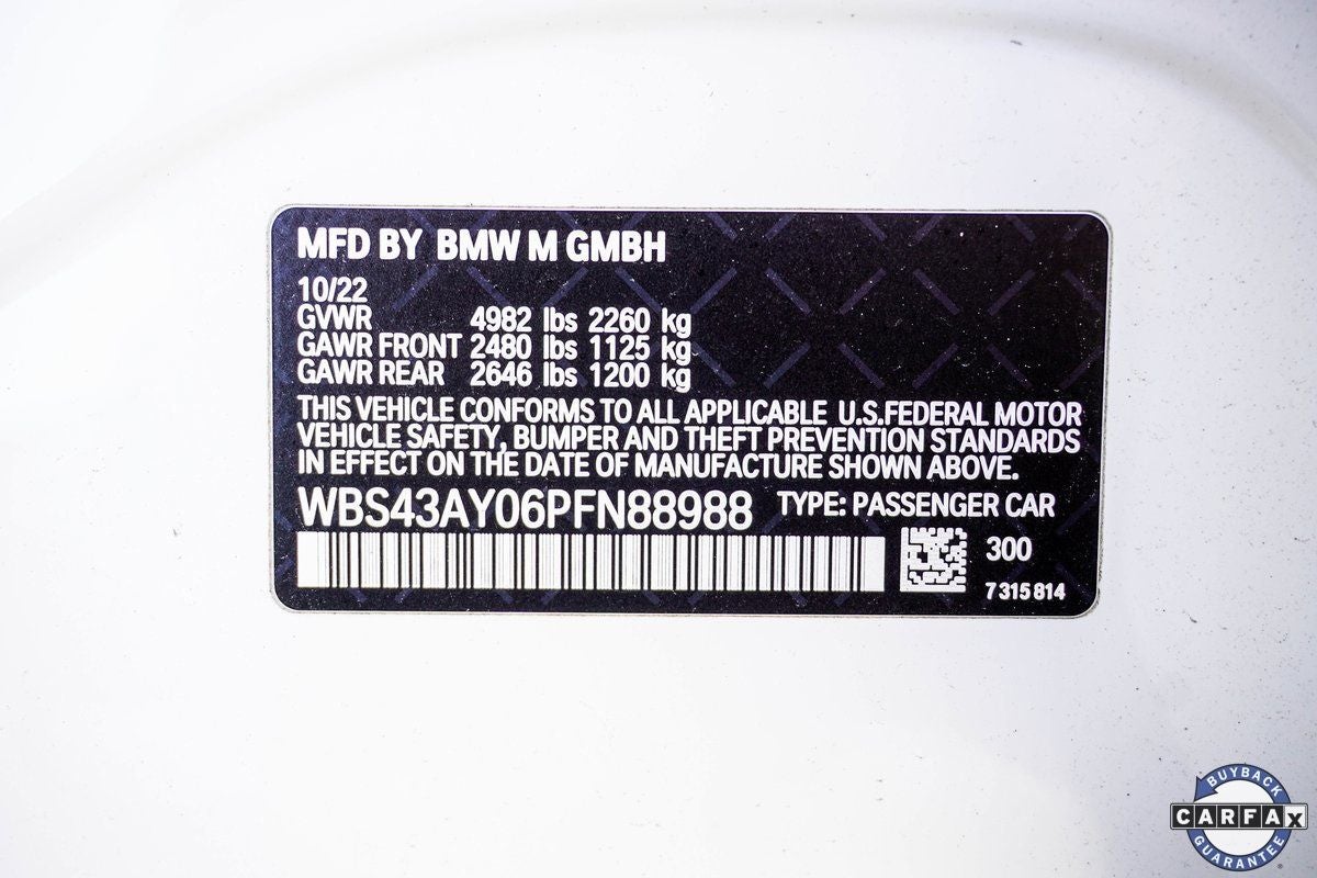 2023 BMW M3 Competition