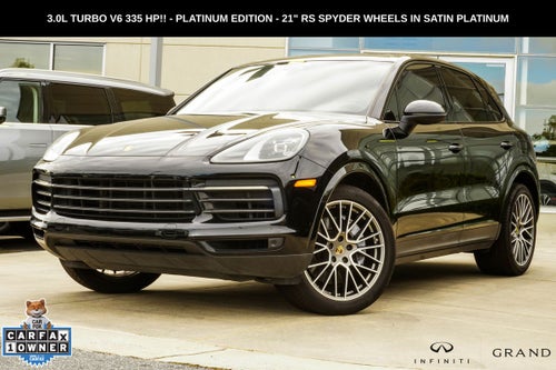 2023 Porsche Cayenne Platinum Edition