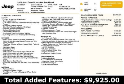 2020 Jeep Grand Cherokee Trackhawk