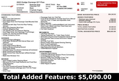 2023 Dodge Durango R/T Plus