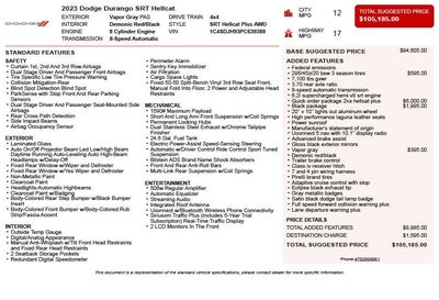 2023 Dodge Durango SRT Hellcat