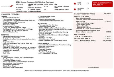 2024 Dodge Durango SRT Hellcat Premium