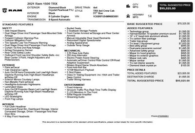 2021 RAM 1500 TRX