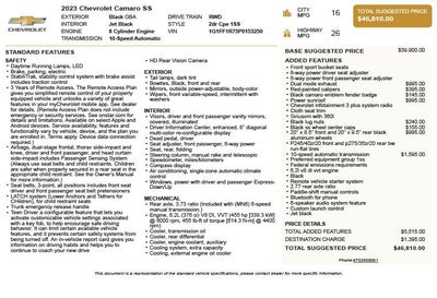 2023 Chevrolet Camaro SS 1SS