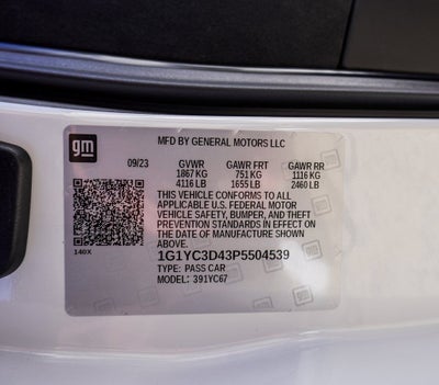 2023 Chevrolet Corvette Stingray 3LT