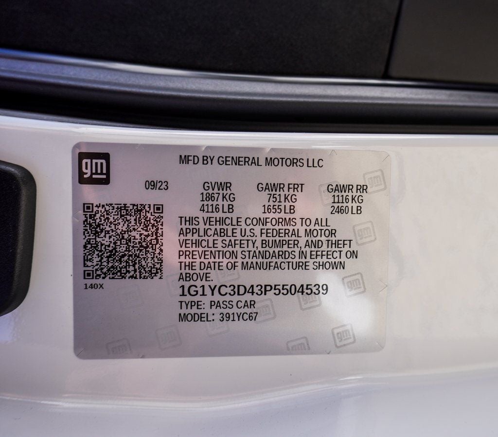 2023 Chevrolet Corvette Stingray 3LT