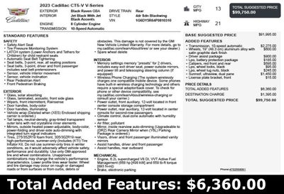 2023 Cadillac CT5 V-Series