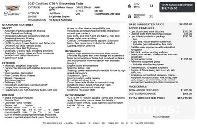 2020 Cadillac CT6-V Blackwing Twin