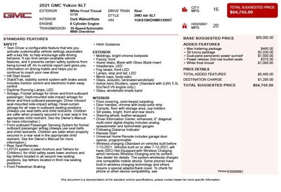 2021 GMC Yukon SLT