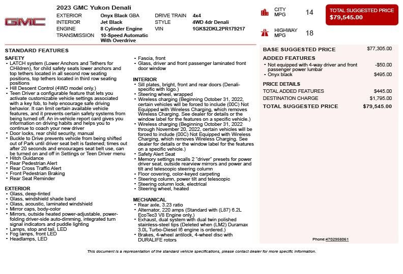 2023 GMC Yukon Denali