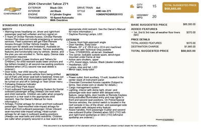 2024 Chevrolet Tahoe Z71