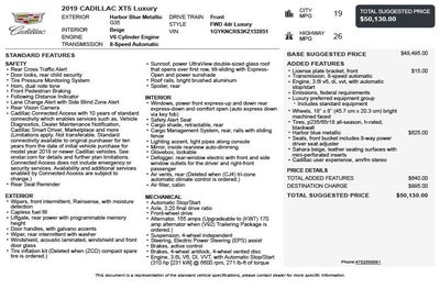 2019 Cadillac XT5 Luxury