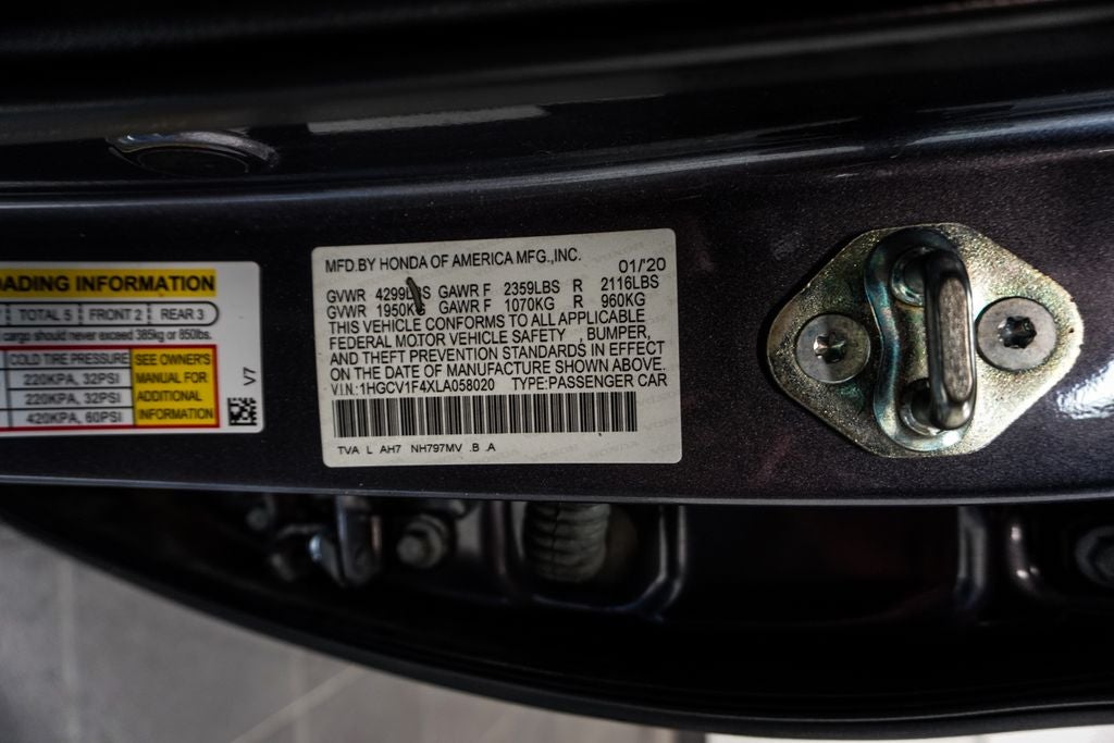 2020 Honda Accord EX