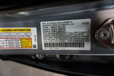 2023 Honda Accord EX