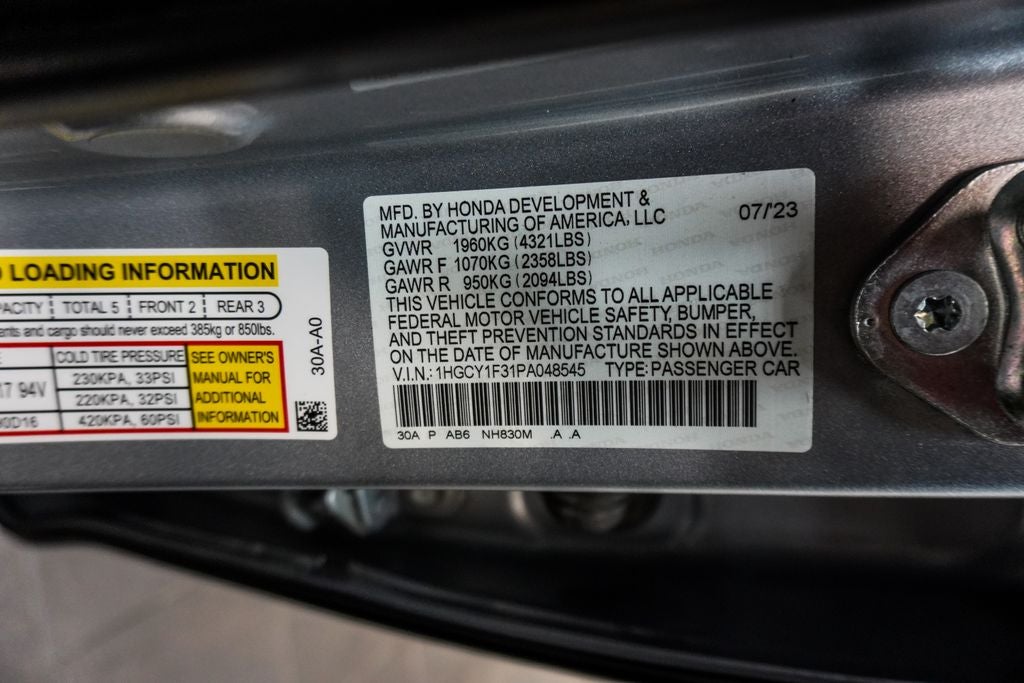 2023 Honda Accord EX