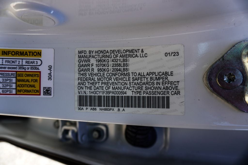2023 Honda Accord EX
