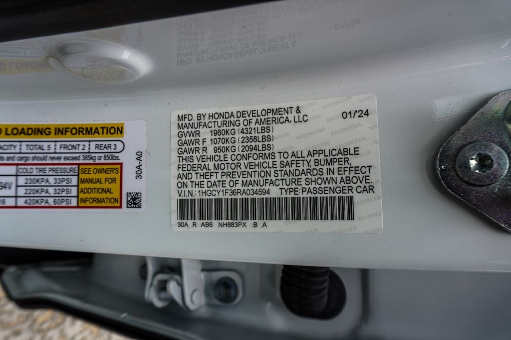 2024 Honda Accord EX