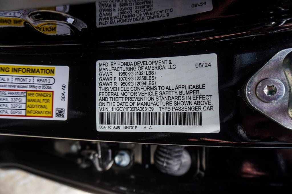 2024 Honda Accord EX