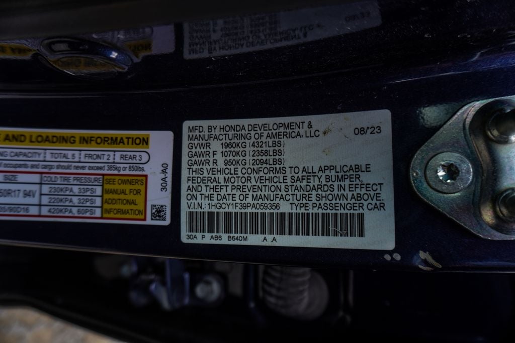 2023 Honda Accord EX