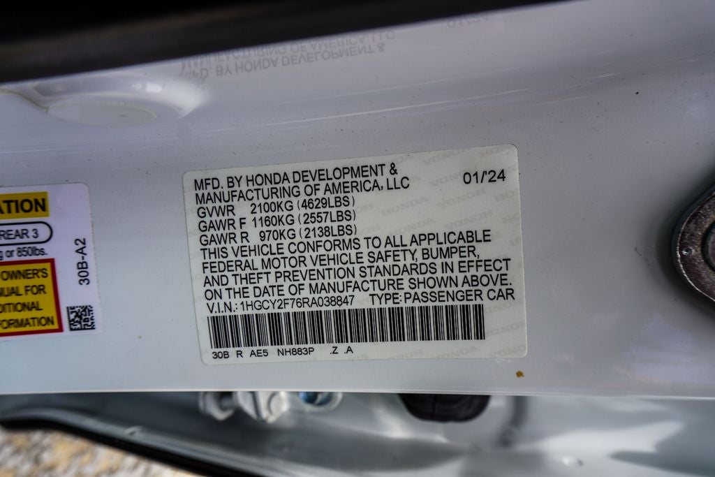2024 Honda Accord Hybrid Sport-L