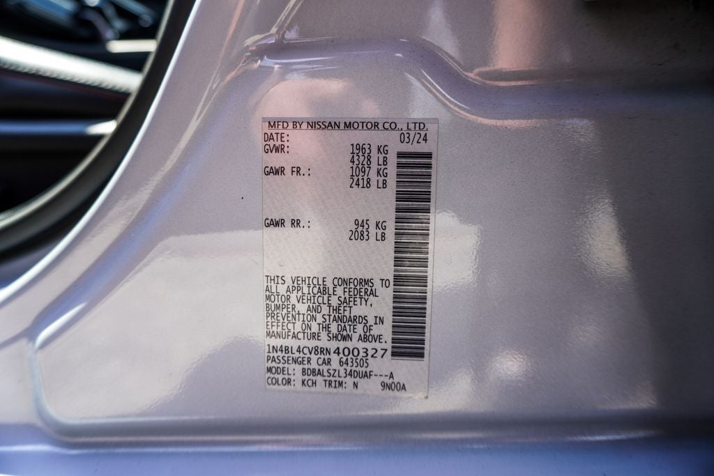 2024 Nissan Altima 2.5 SR