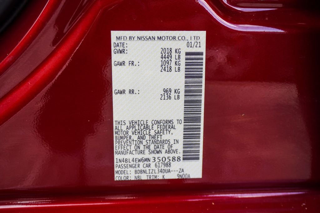 2021 Nissan Altima 2.5 SL