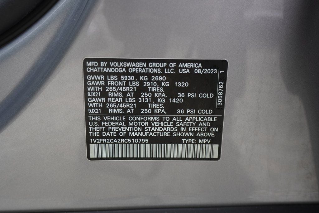 2024 Volkswagen Atlas 2.0T SEL Premium R-Line