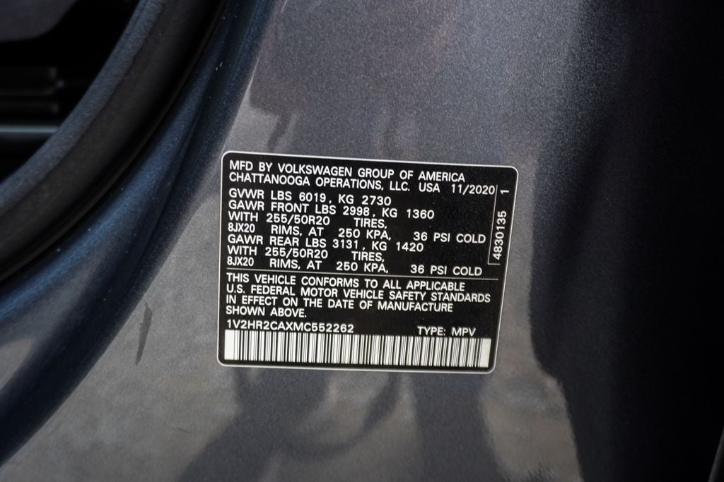 2021 Volkswagen Atlas 3.6L V6 SE w/Technology