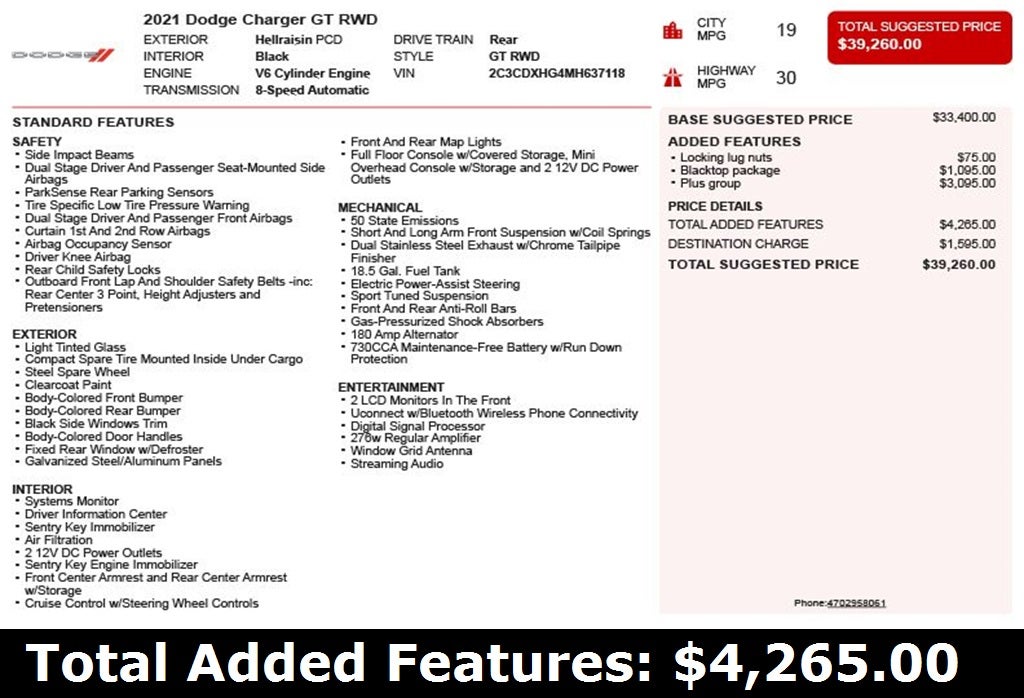 2021 Dodge Charger GT
