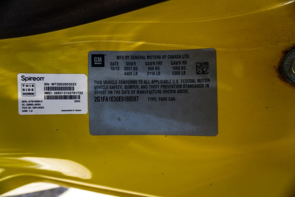 2014 Chevrolet Camaro 2LS