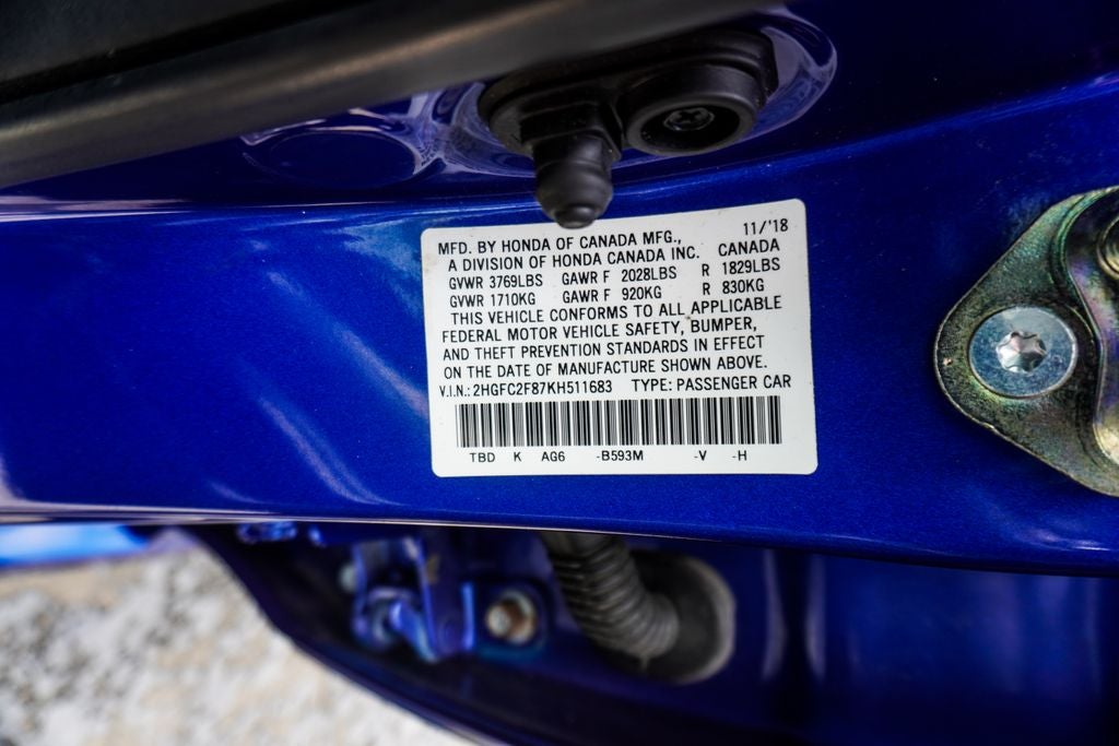 2019 Honda Civic Sport