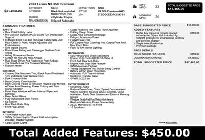 2023 Lexus NX 350 Premium