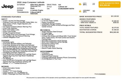 2022 Jeep Compass Latitude