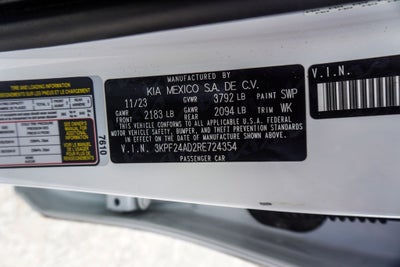 2024 Kia Forte LXS