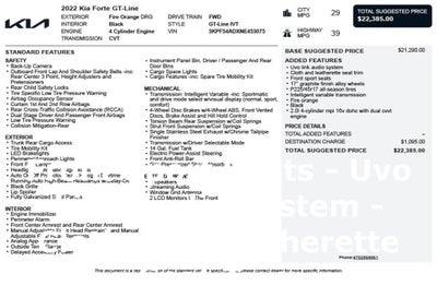 2022 Kia Forte GT-Line