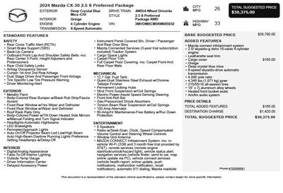 2024 Mazda Mazda CX-30 2.5 S Preferred Package