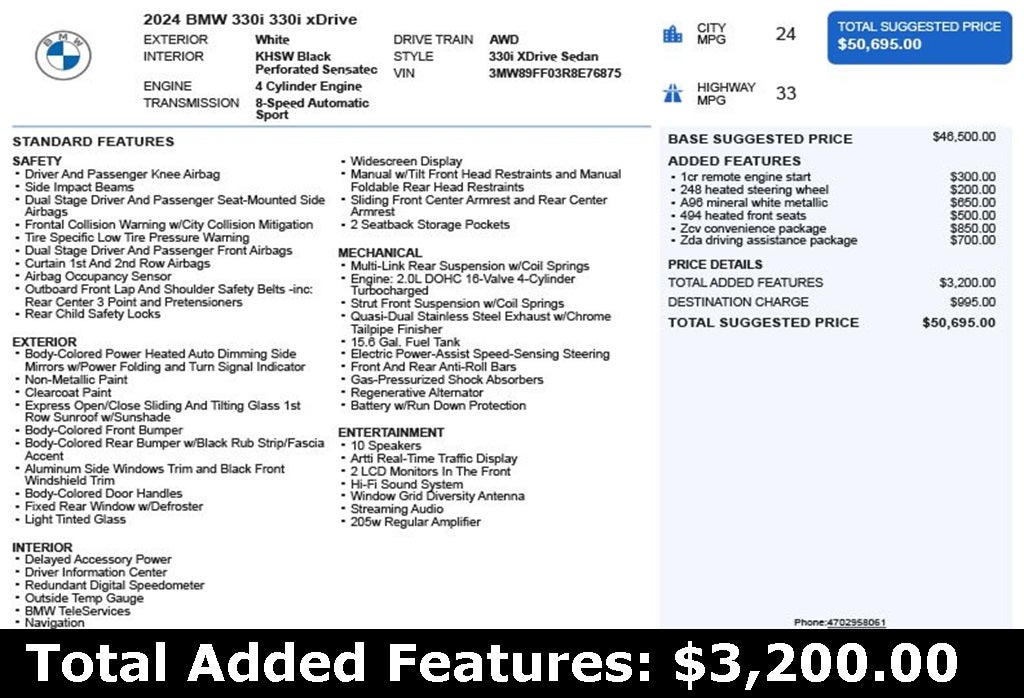 2024 BMW 3 Series 330i xDrive