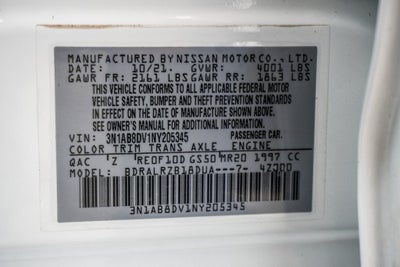 2022 Nissan Sentra SR