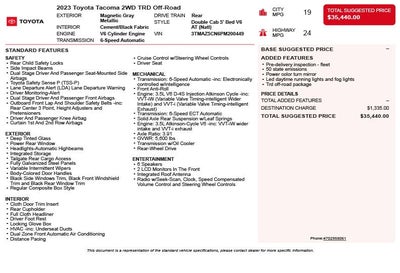 2023 Toyota Tacoma TRD Off-Road V6