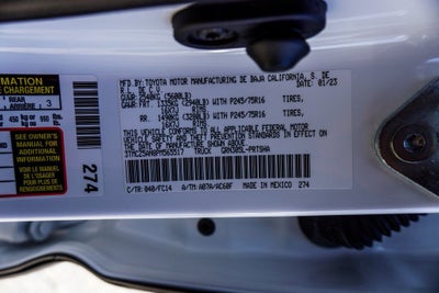 2023 Toyota Tacoma SR V6