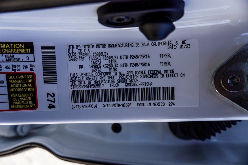 2023 Toyota Tacoma SR V6