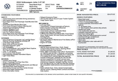 2024 Volkswagen Jetta 1.5T SE