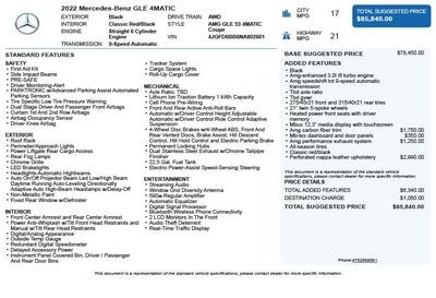 2022 Mercedes-Benz GLE GLE 53 AMG® 4MATIC®