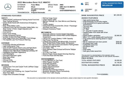 2023 Mercedes-Benz GLE GLE 53 AMG® 4MATIC®