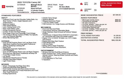 2023 Toyota Camry SE
