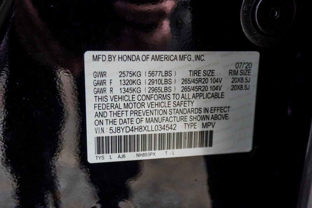 2020 Acura MDX Advance SH-AWD