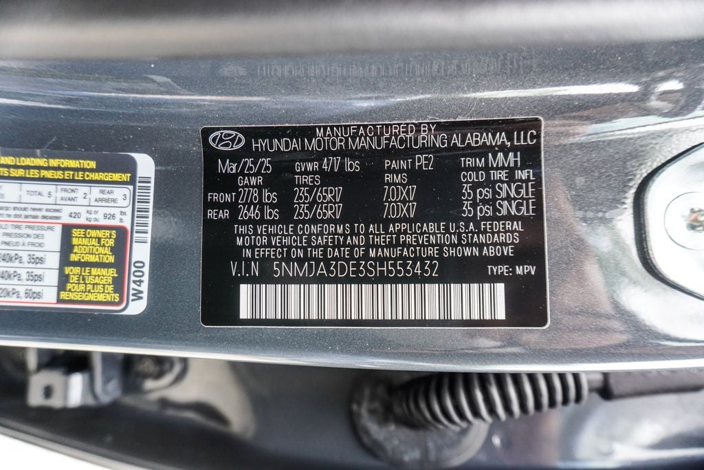 2025 Hyundai Tucson SE
