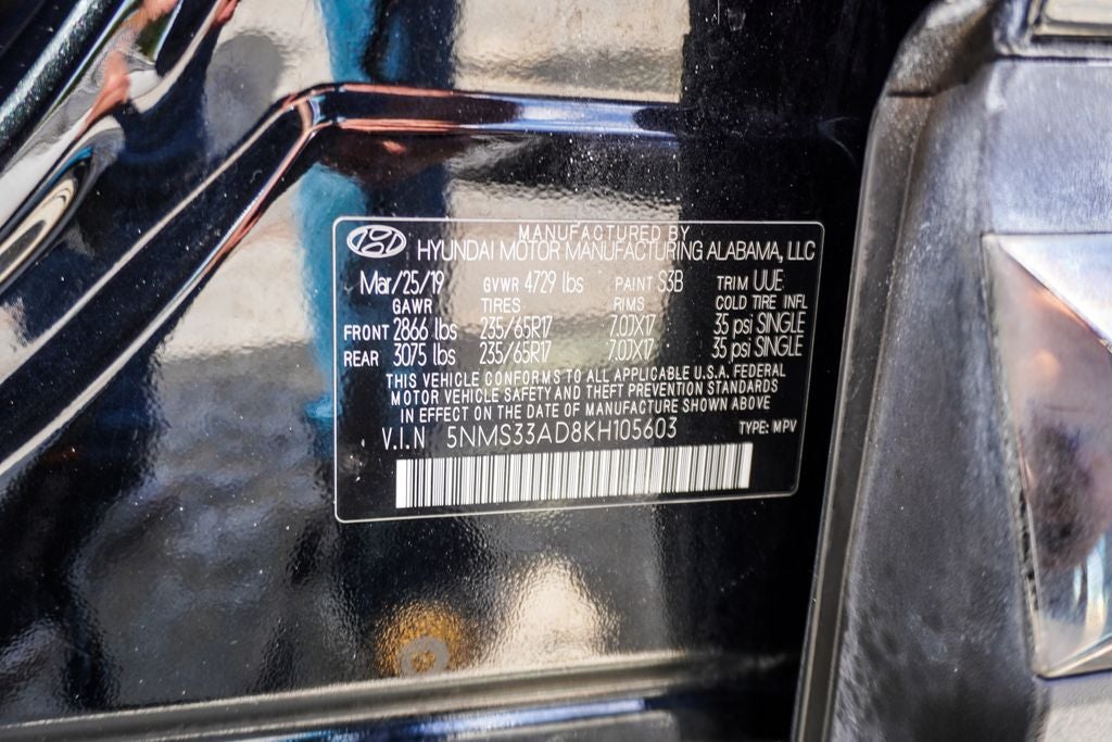 2019 Hyundai Santa Fe SEL