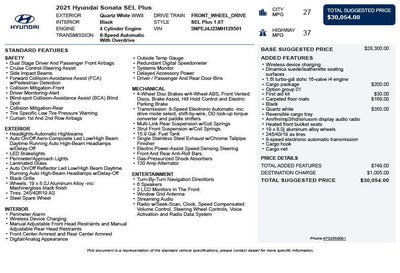 2021 Hyundai Sonata SEL Plus