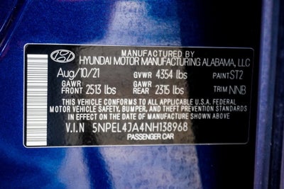 2022 Hyundai Sonata SEL